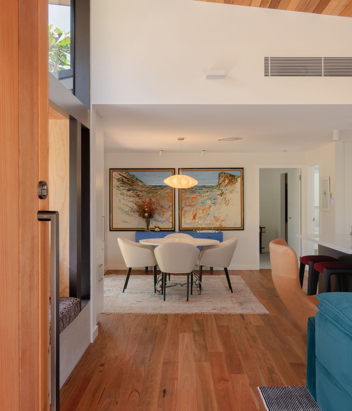 The project included some renovation to the existing, dual occupancy, two-storey home, but focused on adding a new bedroom, bathroom, separate dwelling to the front end of the house.