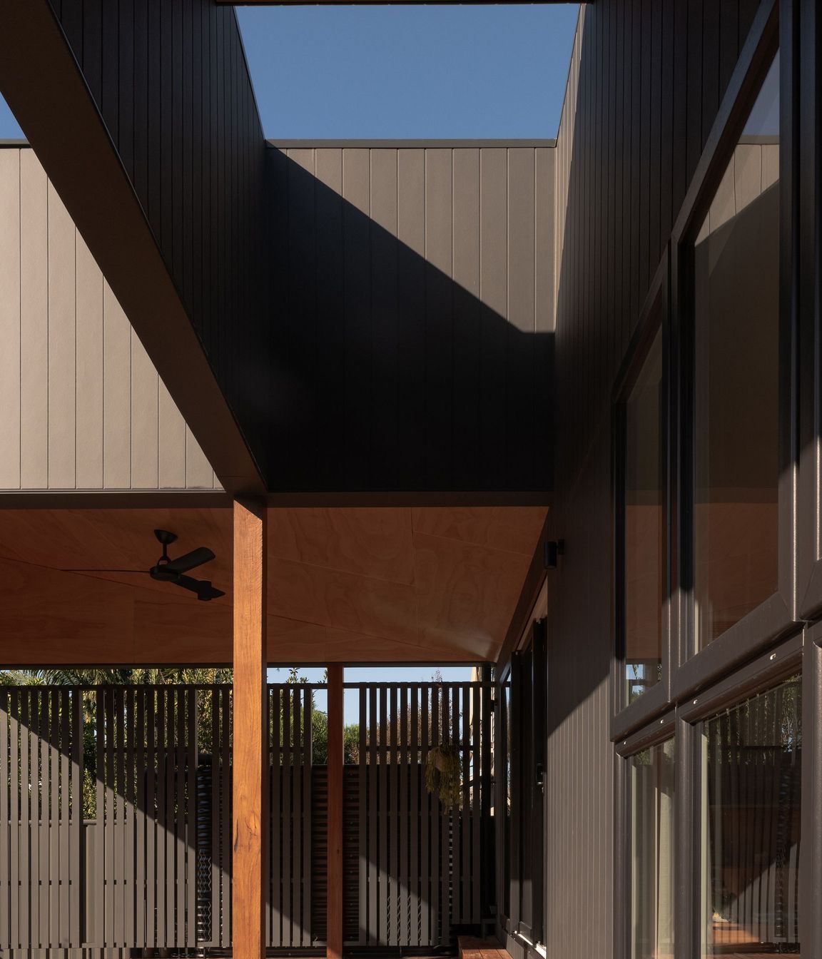 The renovation of the existing house focused on enhancing the performance and comfort of the home, with the installation of blow-in insulation, double-glazed UPVC windows, and a HRV unit providing continuous, filtered airflow throughout the home.