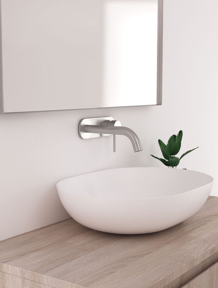 ABI Elysian Minimal Wall Mounted Tapware Set from ABI Interiors