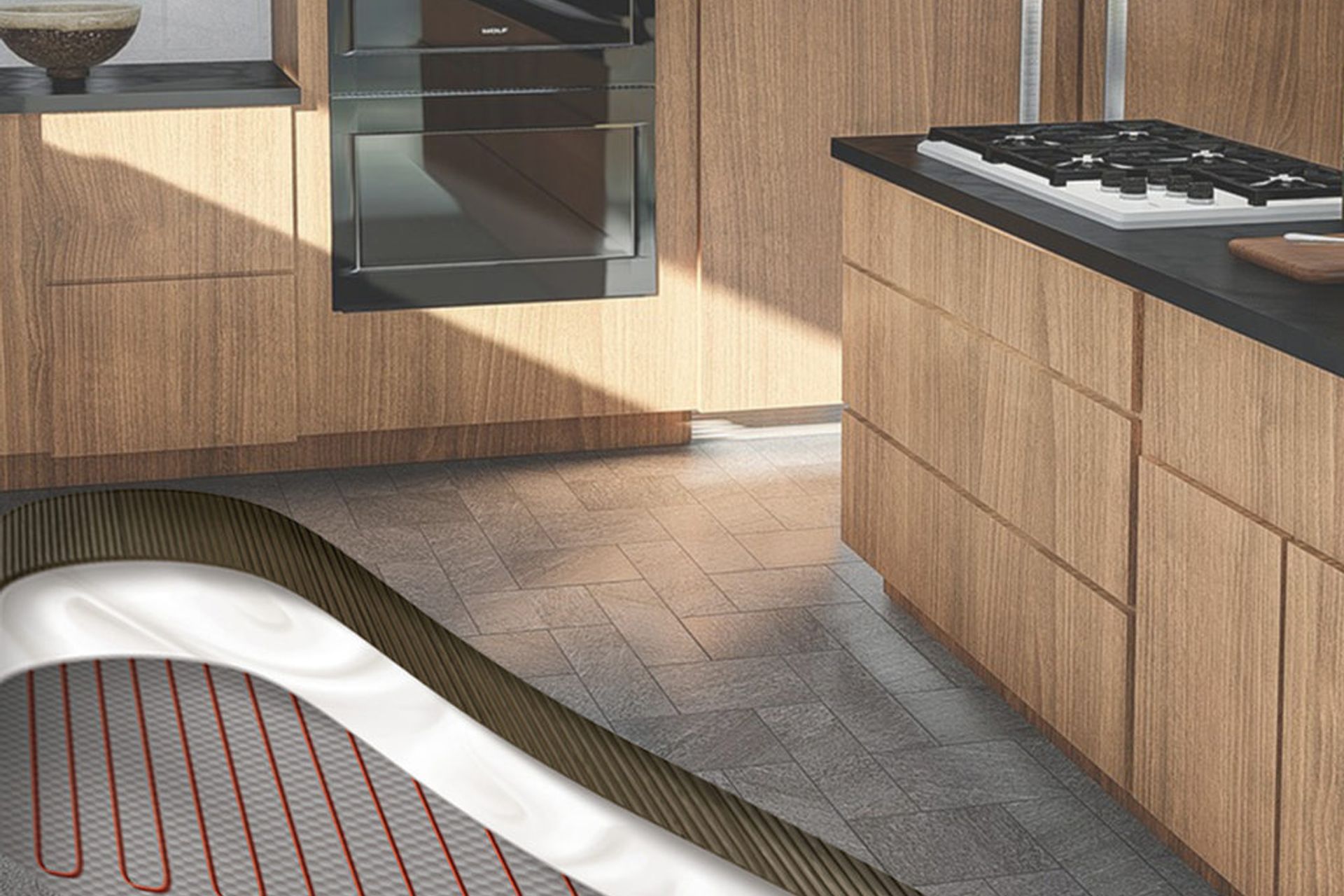 This Undertile Heating solution from Warmup Group is easily installed in both new and existing homes.