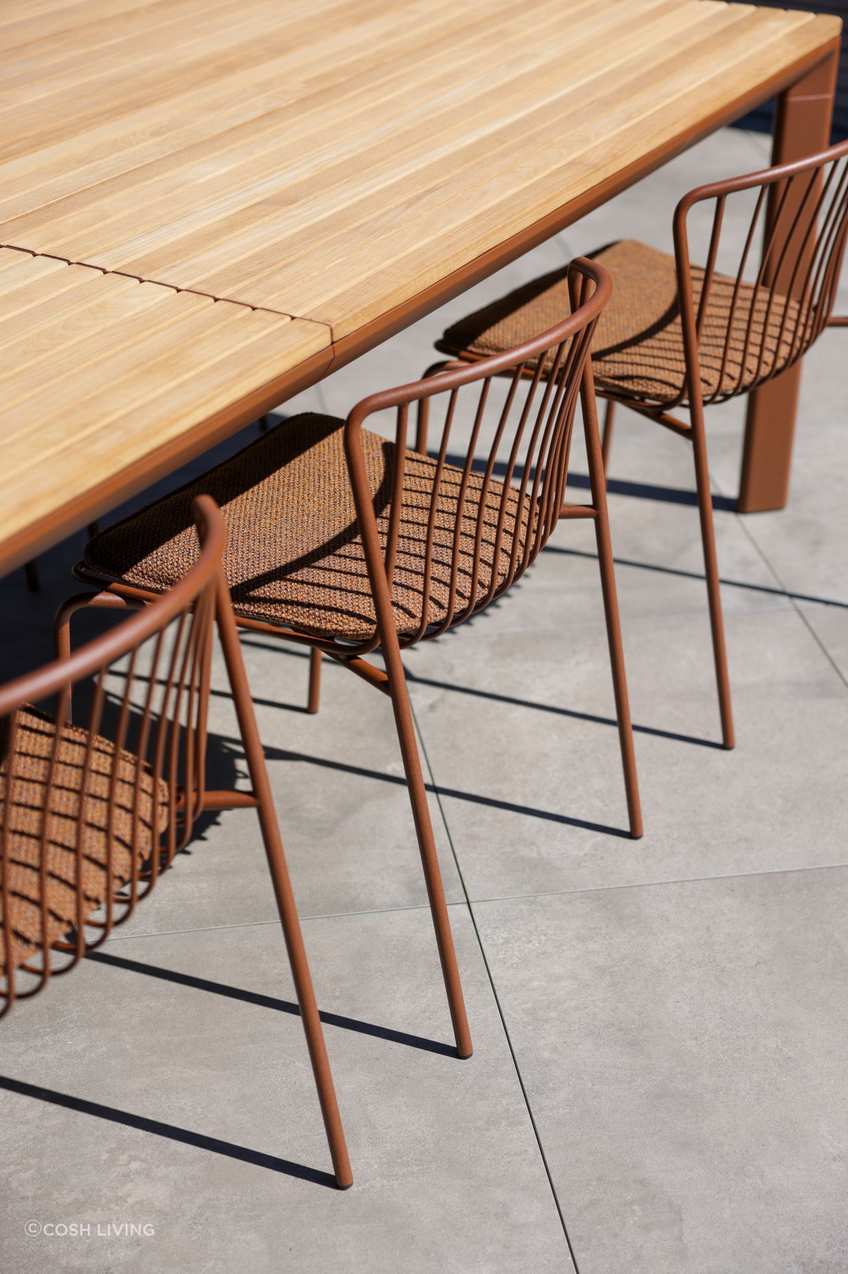 Wye Chairs and Addis dining table from Cosh Living.