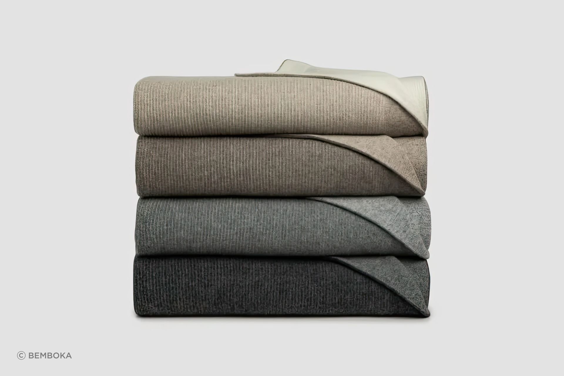 Bemboka Reversible Rib Cotton Throw, perfect for layering in a cosy winter home.