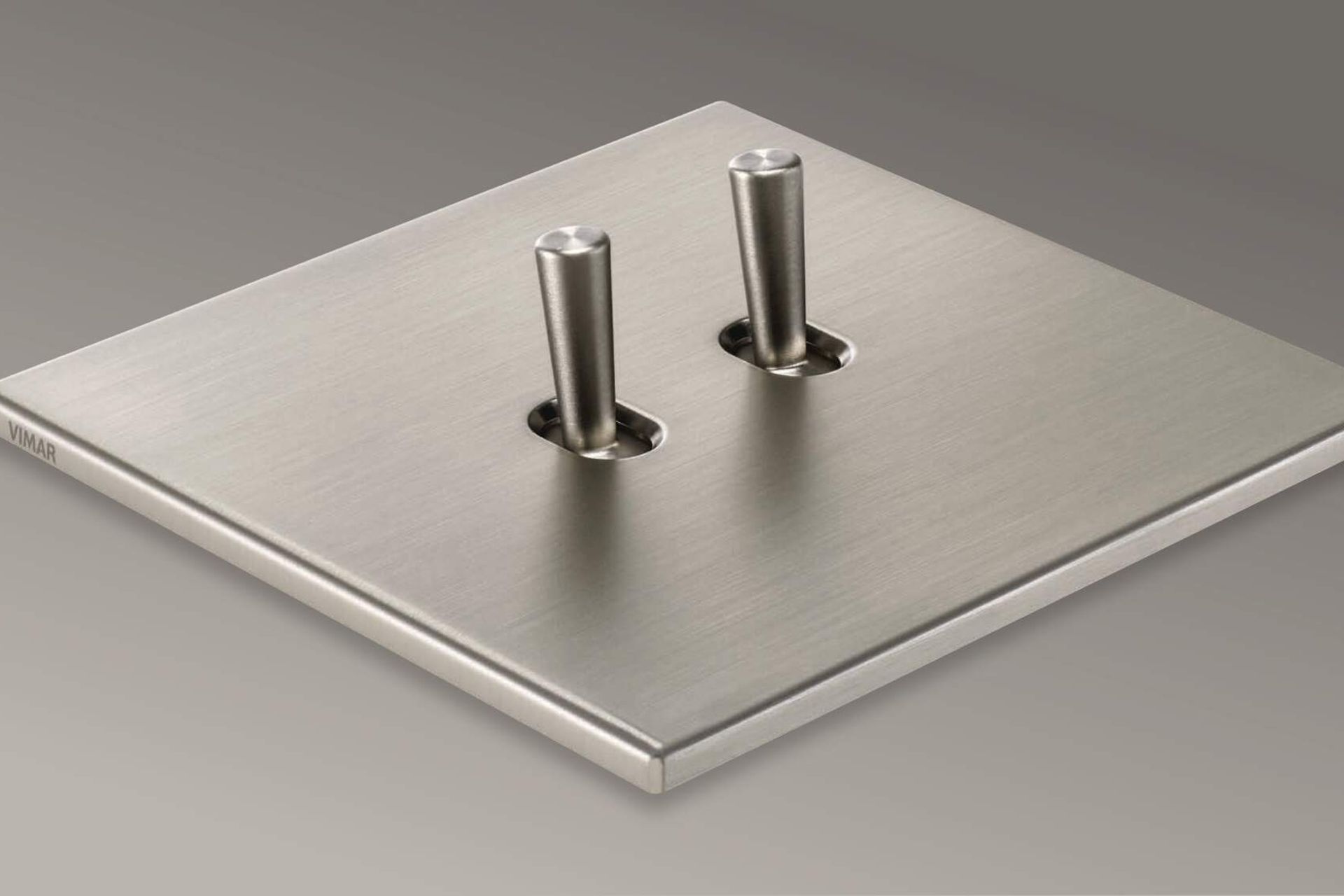 Vimar's Eikon Exe Vintage Toggle Switch (2 Gang)