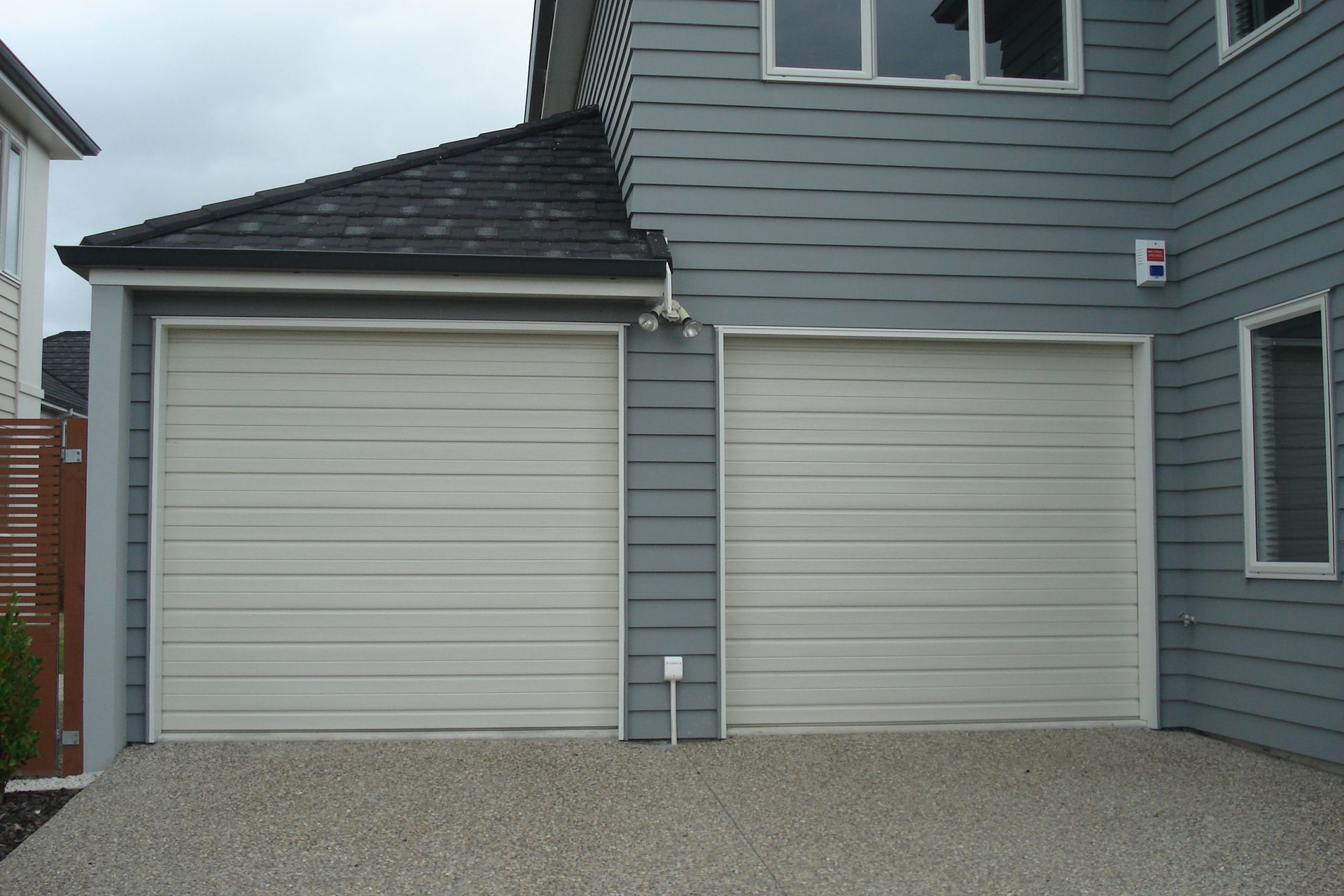 Roller doors are ideal for garages with limited ceiling space.