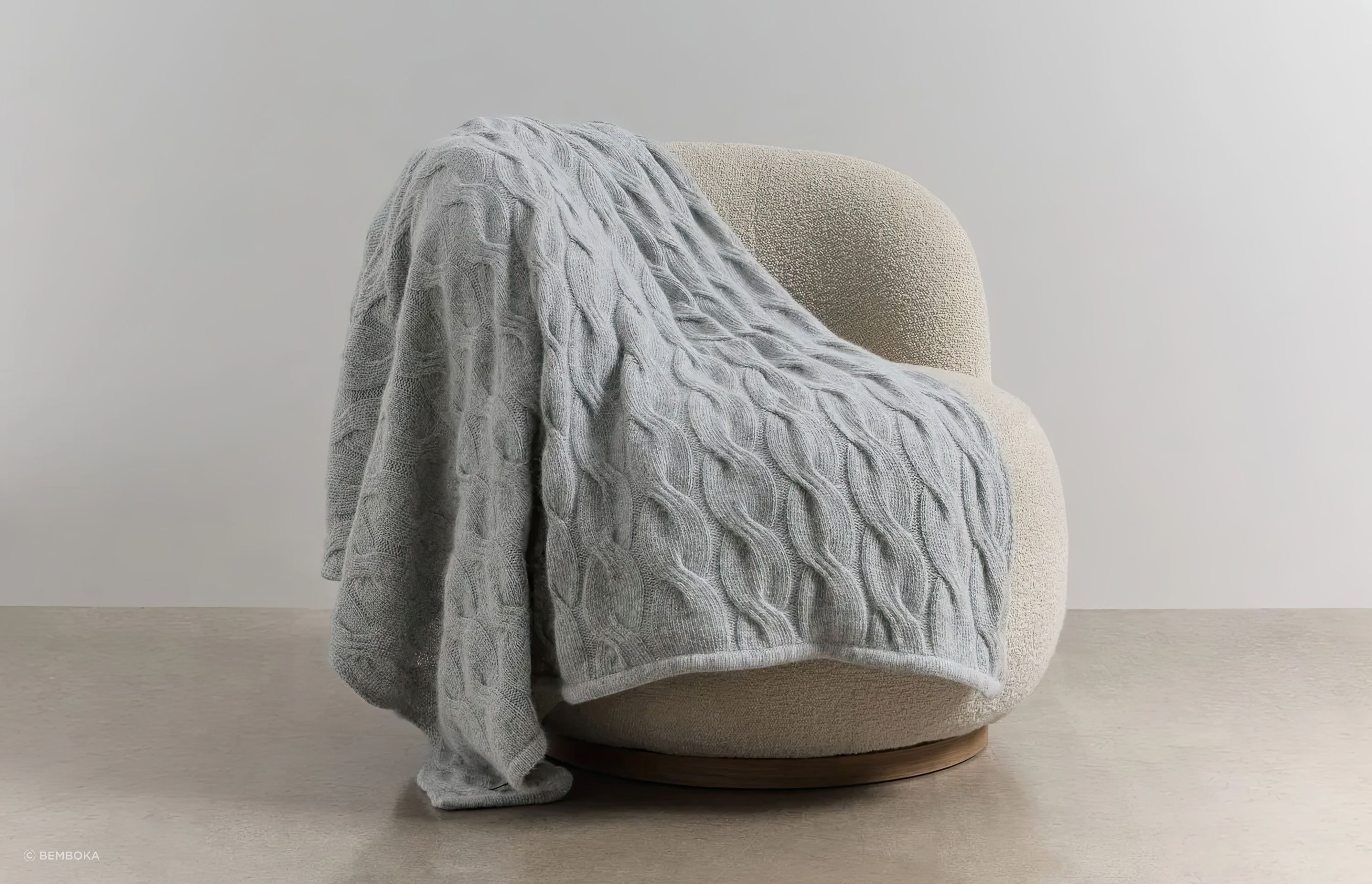Bemboka Angora & Merino Chunky Cabe Throw.