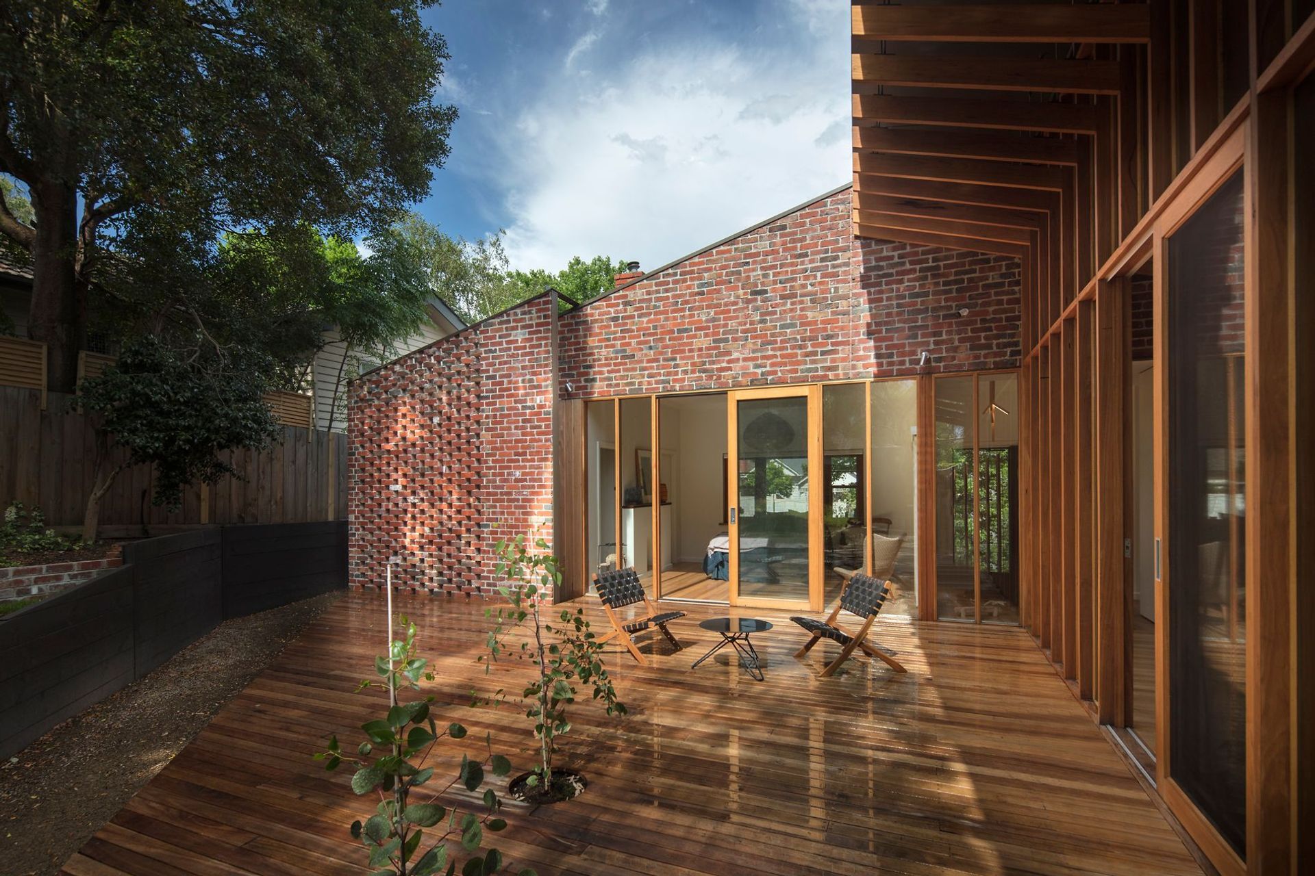 Brick veneer cladding is almost indistinguishable from traditional brick. Featured project: Old Be-al. Photography by: John Gollings.