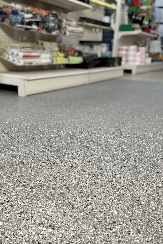 Natural Stone Flake is ideal for both commercial and residential floors.