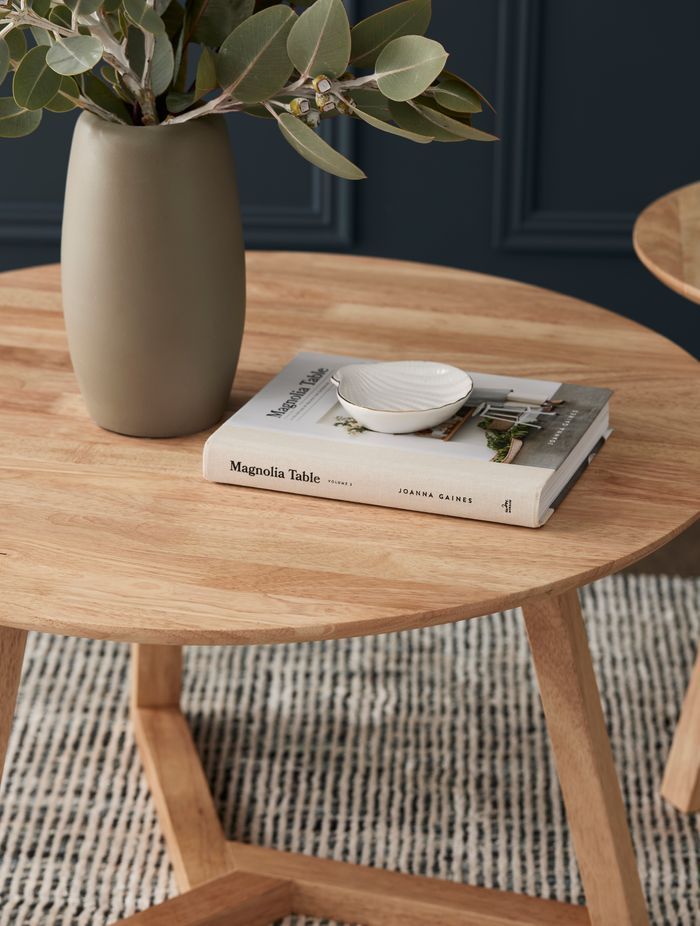 Hardwood beauty: a coffee table that melds nature with craftsmanship.