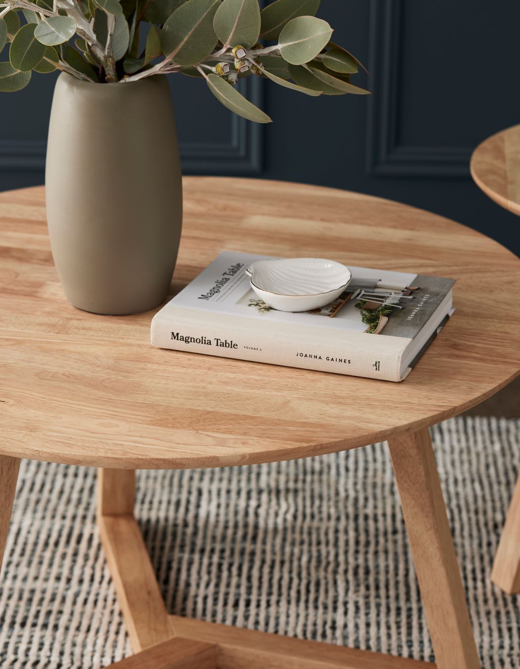 Hardwood beauty: a coffee table that melds nature with craftsmanship.