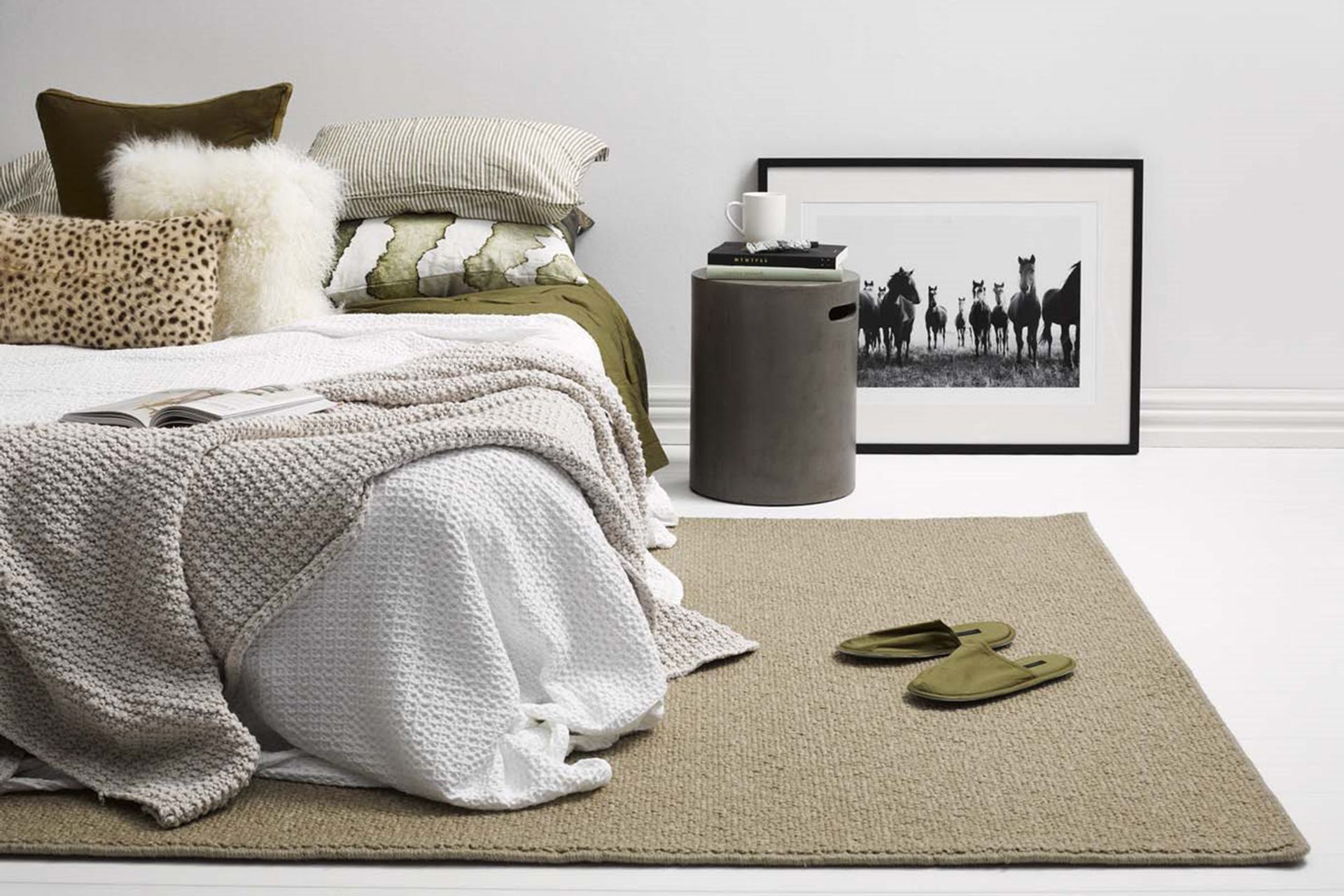 The Galet rug by Bremworth is a gorgeous chunky loop design. The random loop pile combined with the unique yarn structure creates textural interest on your floor and unbelievable softness underfoot