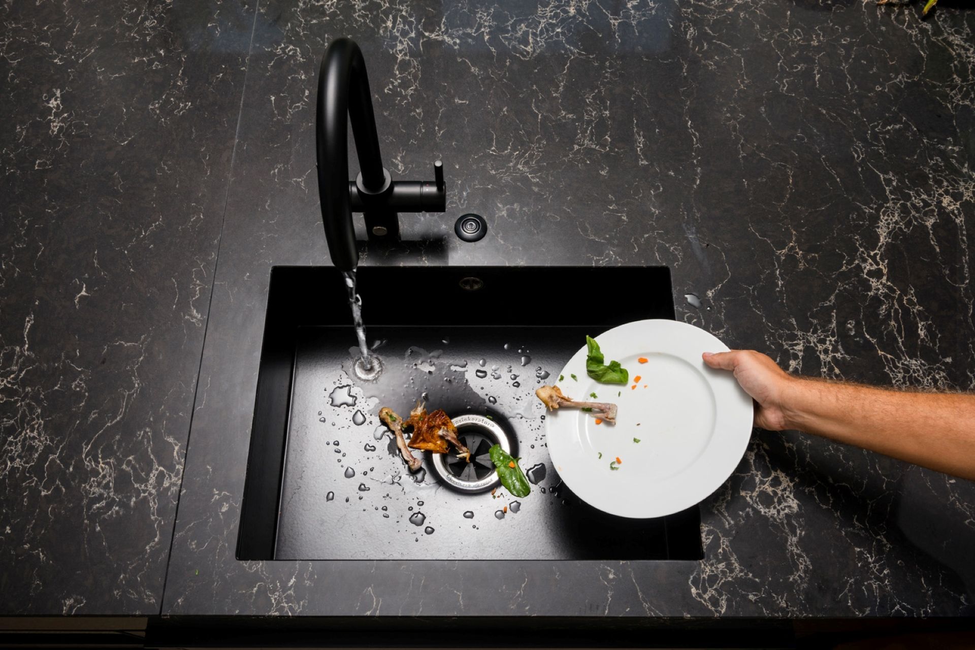 The Insinkerator is a trusted food waste disposer the world over, capable of managing a wide range of food scraps with ease.