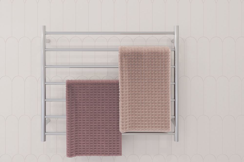 Heated towel rails can be a cost efficient heating solution. Featured Product: Isabella Heated Towel Rail by Fienza