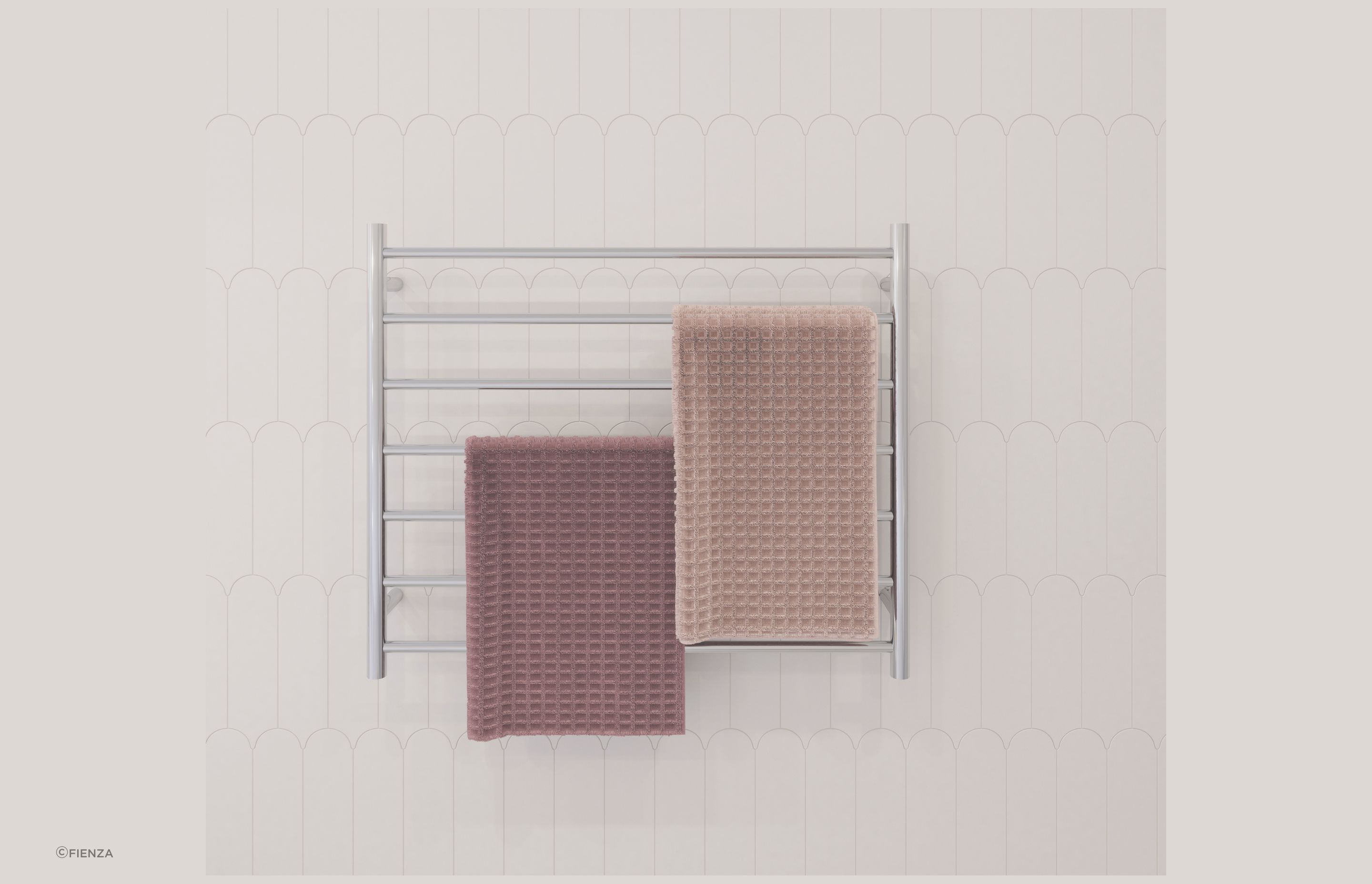 Heated towel rails can be a cost efficient heating solution. Featured Product: Isabella Heated Towel Rail by Fienza