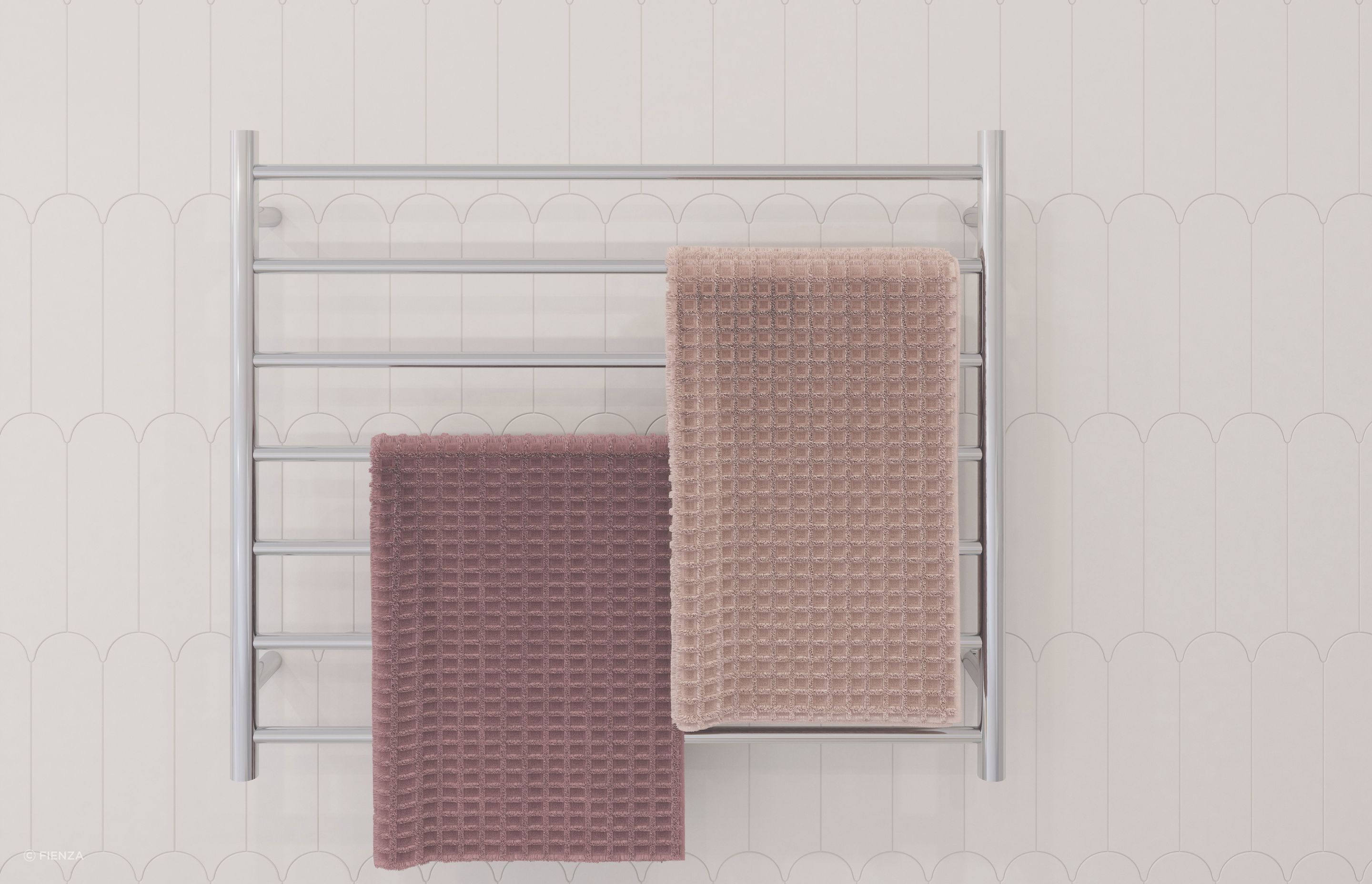 Heated towel rails can be a cost efficient heating solution. Featured Product: Isabella Heated Towel Rail by Fienza