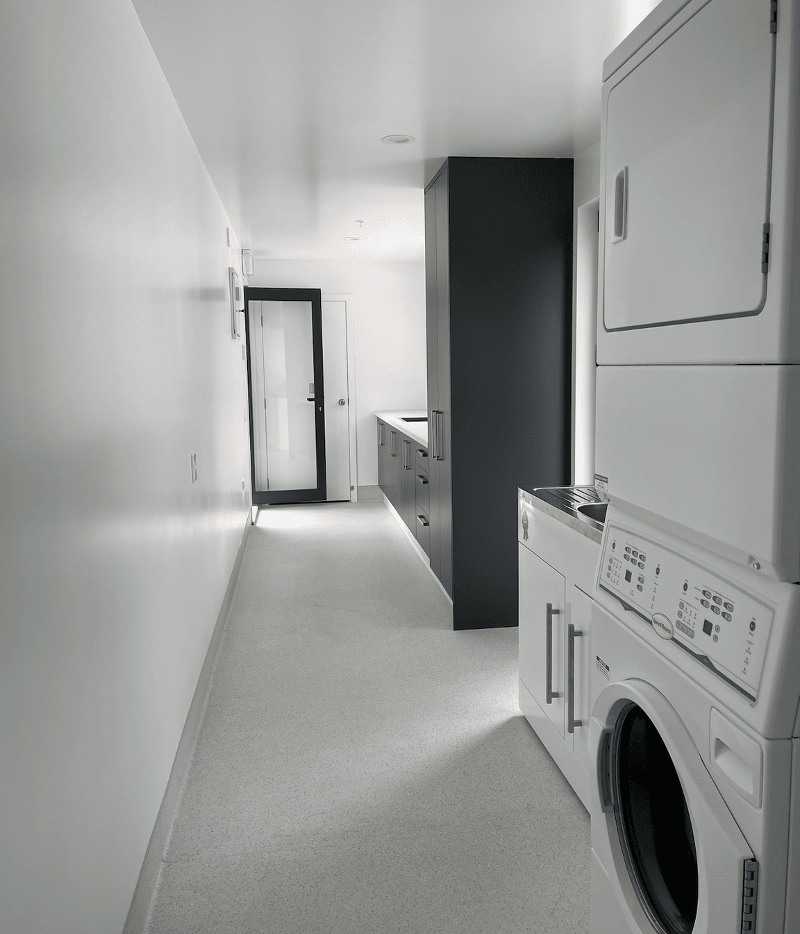 Some projects require spaces for carers to use. These areas need to be streamlined with functionality at the top of the list, while keeping to the home's overall design.