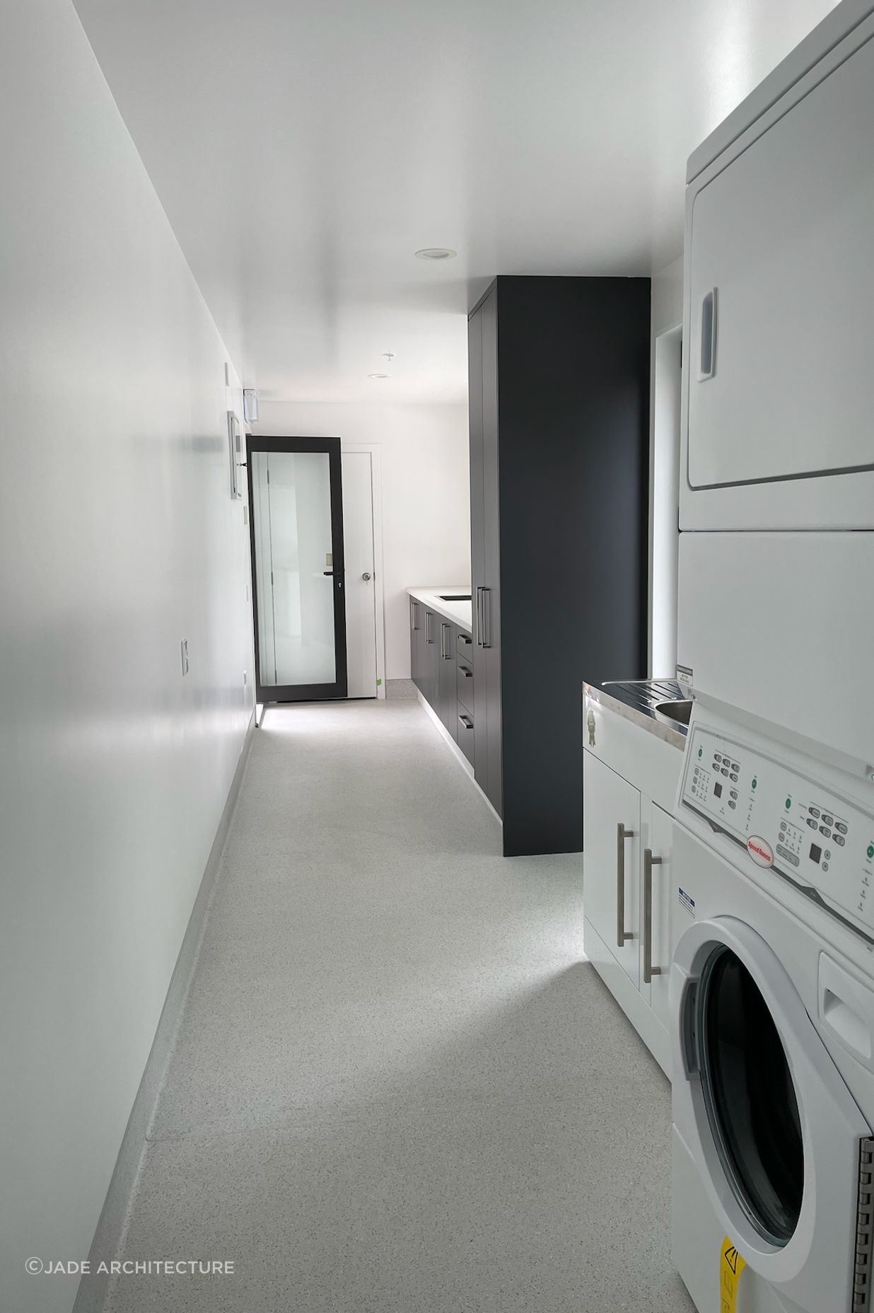 Some projects require spaces for carers to use. These areas need to be streamlined with functionality at the top of the list, while keeping to the home's overall design.