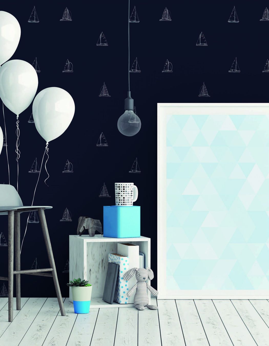 The right wallpaper can play an instrumental role in the theme of a room.