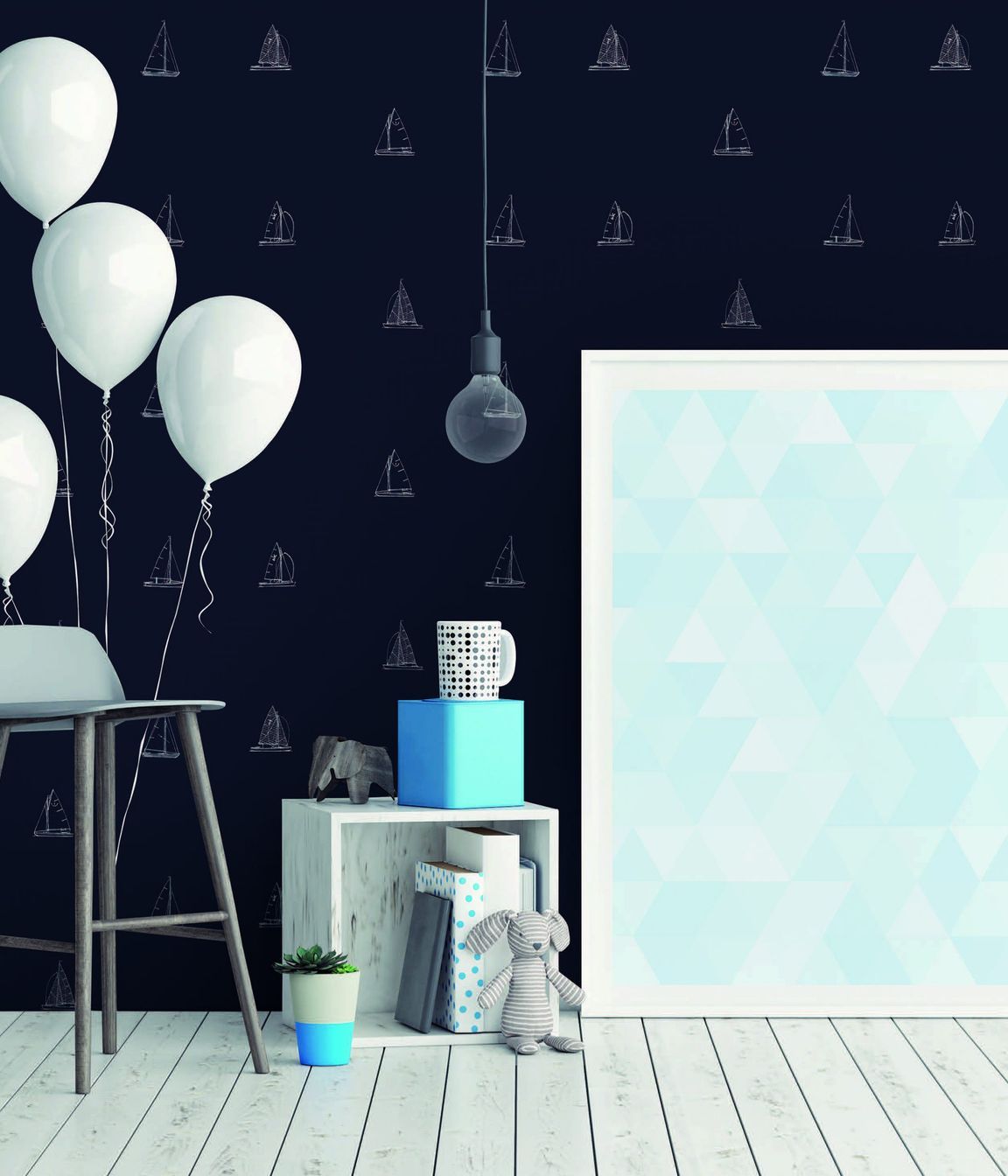 The right wallpaper can play an instrumental role in the theme of a room.