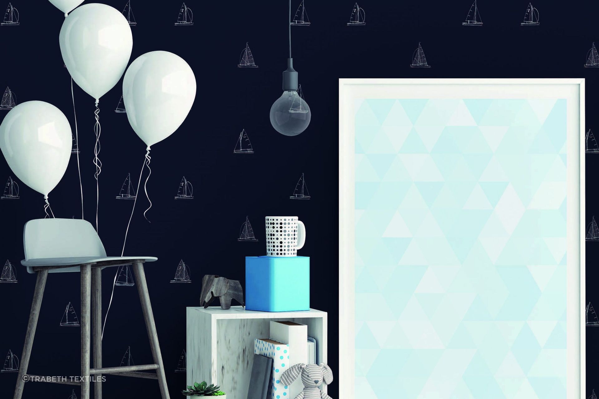 The right wallpaper can play an instrumental role in the theme of a room.