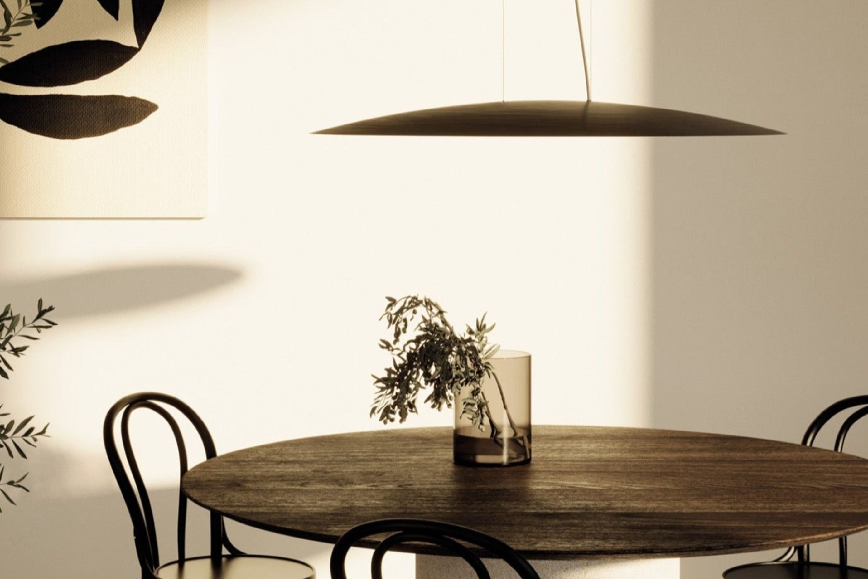 The Bigcoss Pendant Light, with its stylish oversized spherical form, makes a real feature in the room.