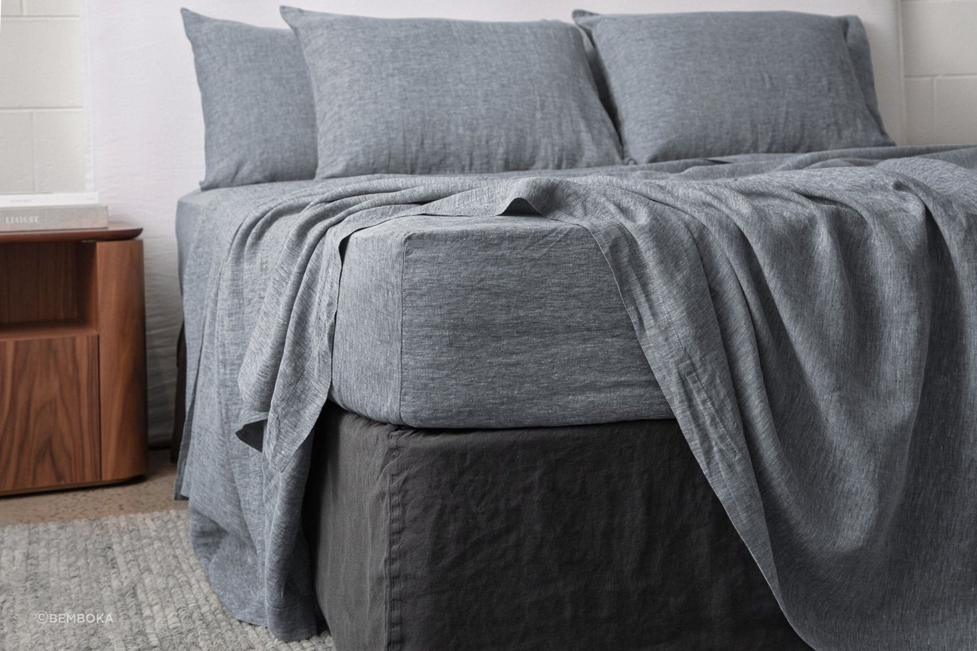 Belgian Linen Fitted Sheets - Bemboka