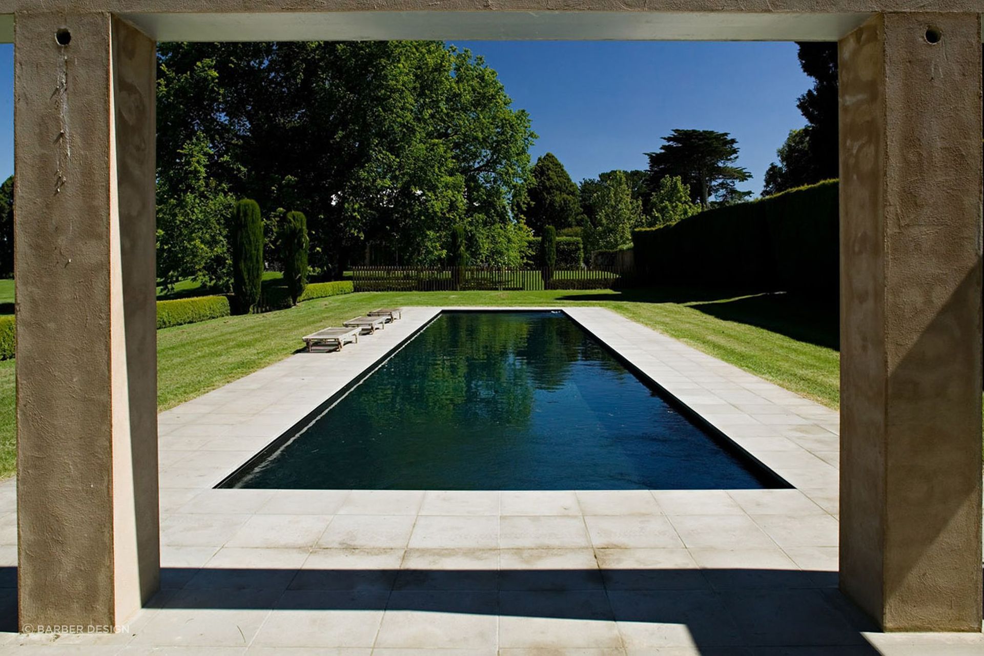 A spectacularly designed pool located in Derrinallum, Victoria. Featured project: Mt Elephant - Barber Design