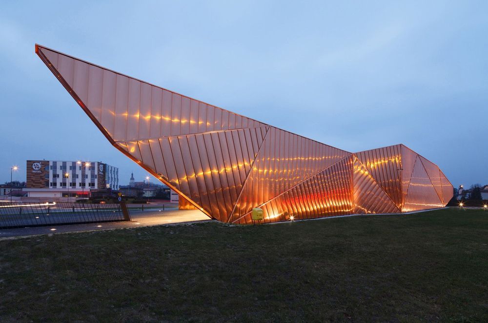 A stunning use of Architectural Copper from AMBRO Metals.