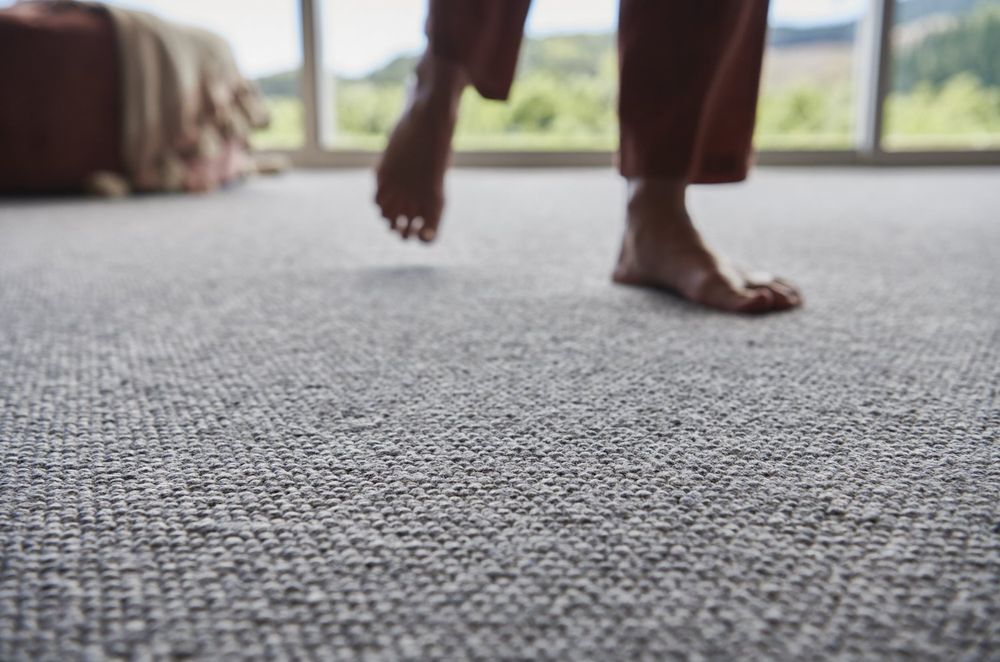 Wool carpets provide a luxurious and soft cushioning feel under your feet. Featured product: Samurai Wool Carpet.