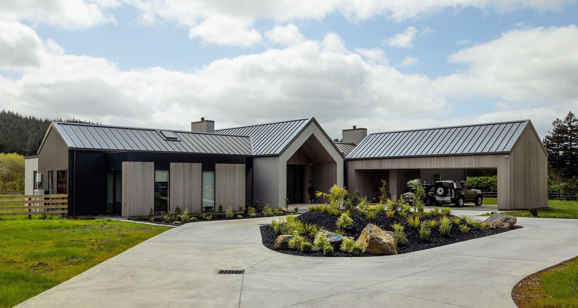Future Studios image of Coatesville Farmhouse, built by QBS IT, and ArchiPro's June 2024 Project of the Month.