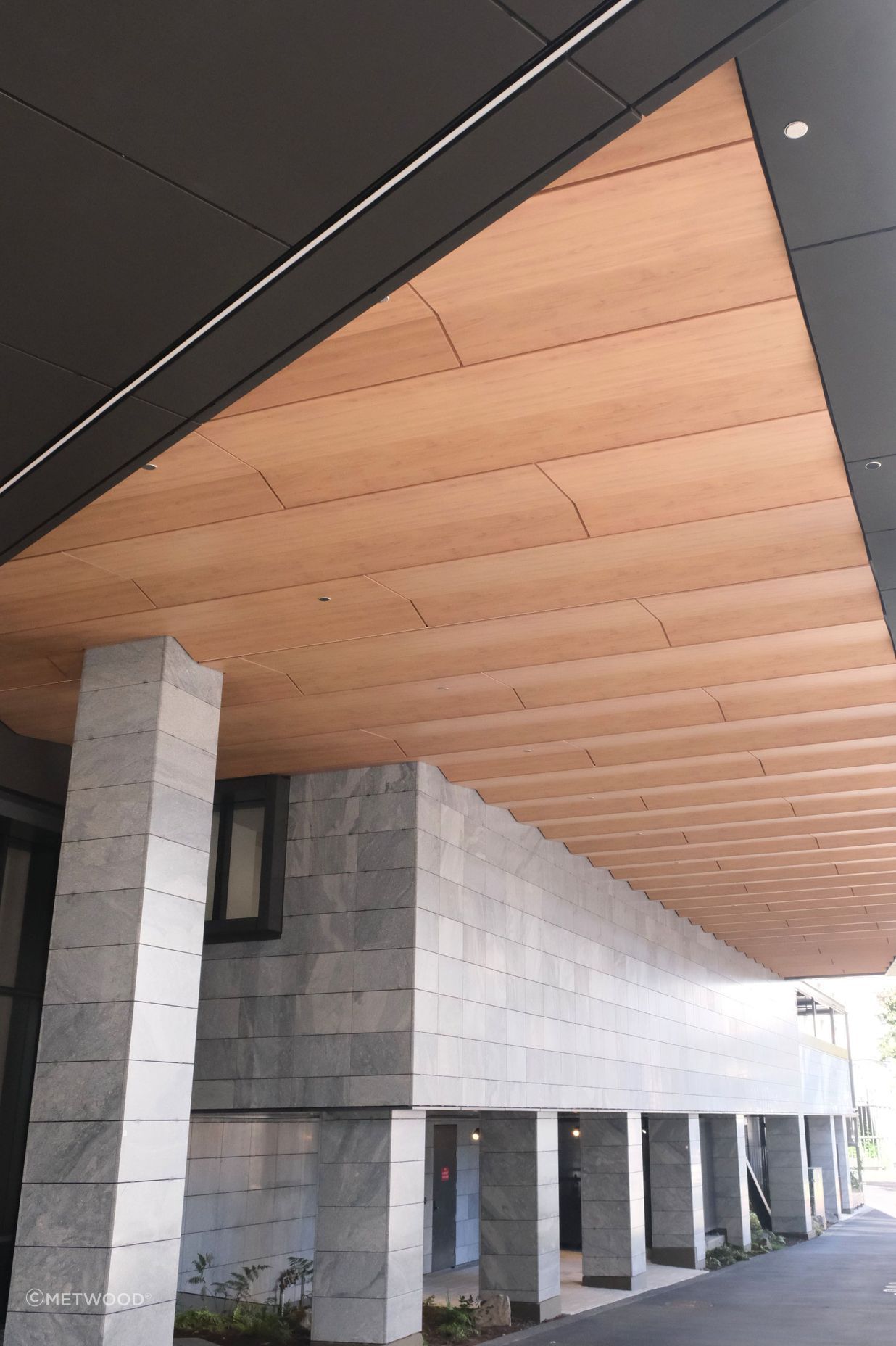 Metwood's products can help building's overcome fire requirements while retaining the appearance of wood.