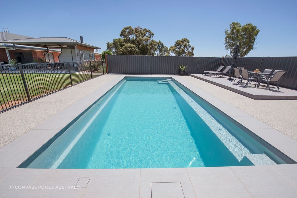 Concrete pool construction is typically more complex than constructing a fibre glass pool