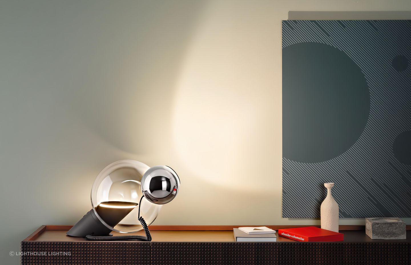 Designed in 1969, the Gravita Table Lamp remains a timeless classic.