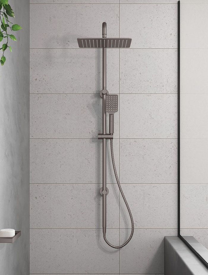 Shower heads come in various styles. Featured Product: Tono Twin Showers by Fienza