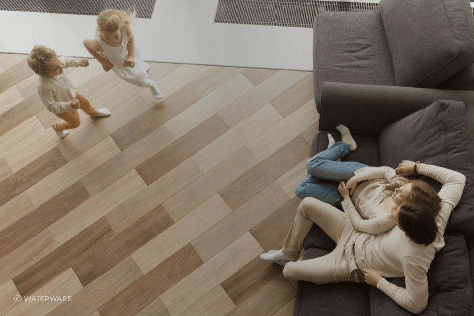 Waterware's Underfloor Central Heating and Cooling System is the most discrete and comfortable form of central heating.