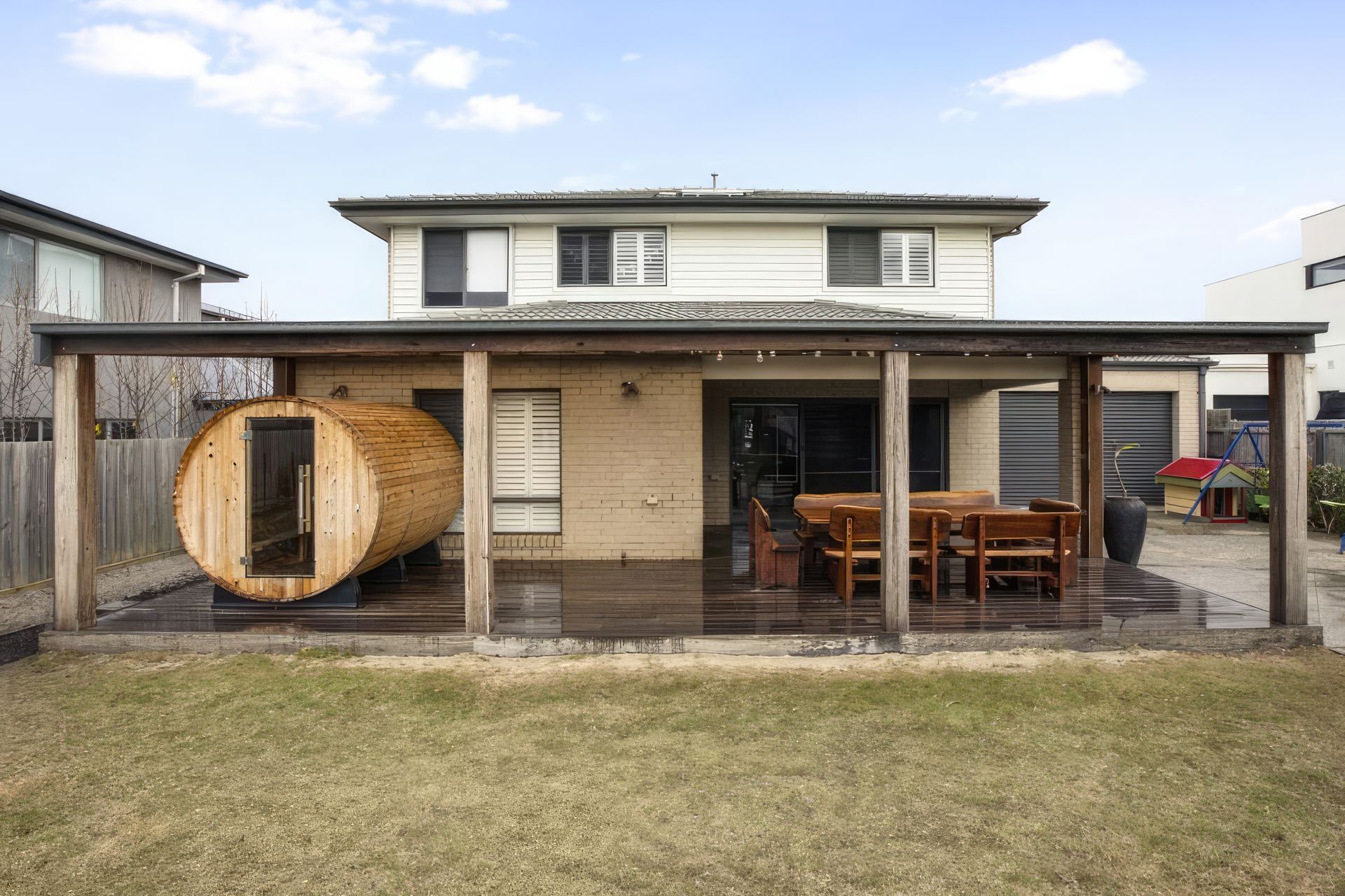 Outdoor renovation project crafted by Briody Constructions