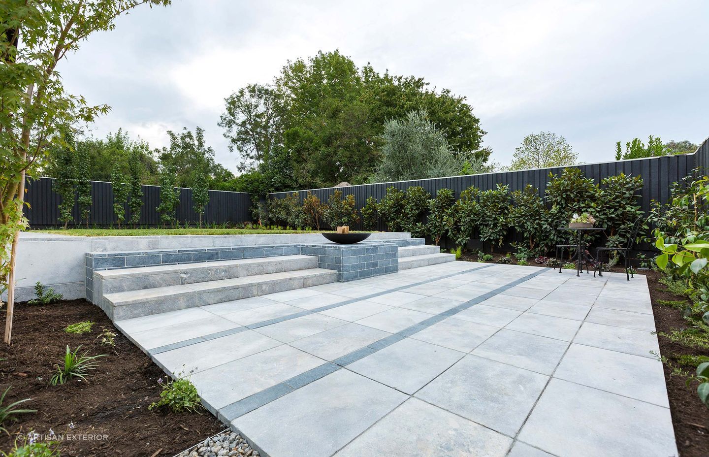 Natural stone tiles come in various shapes and sizes.