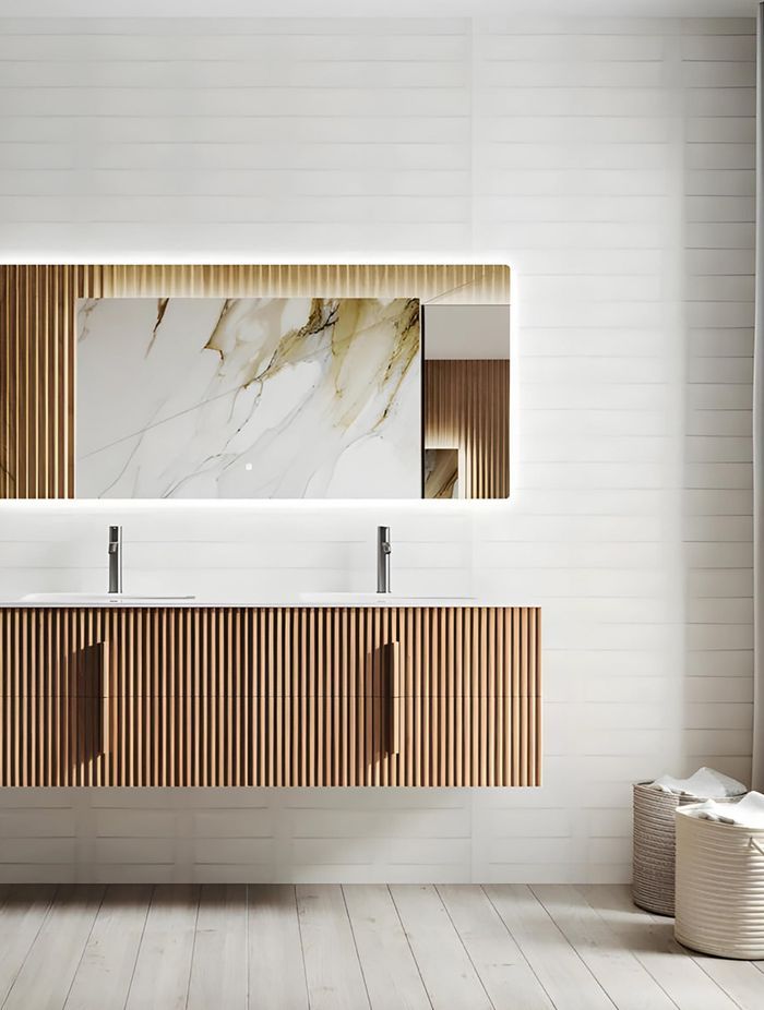 Orio Eden Double Bowl Vanity by Austpek blends elegance and functionality in bathroom design