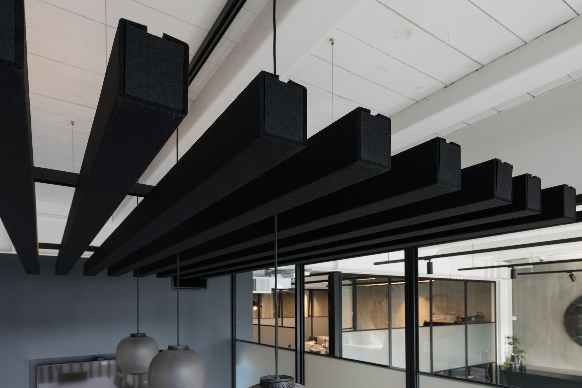 The Frontier Acoustic Raft system by Autex Industries.