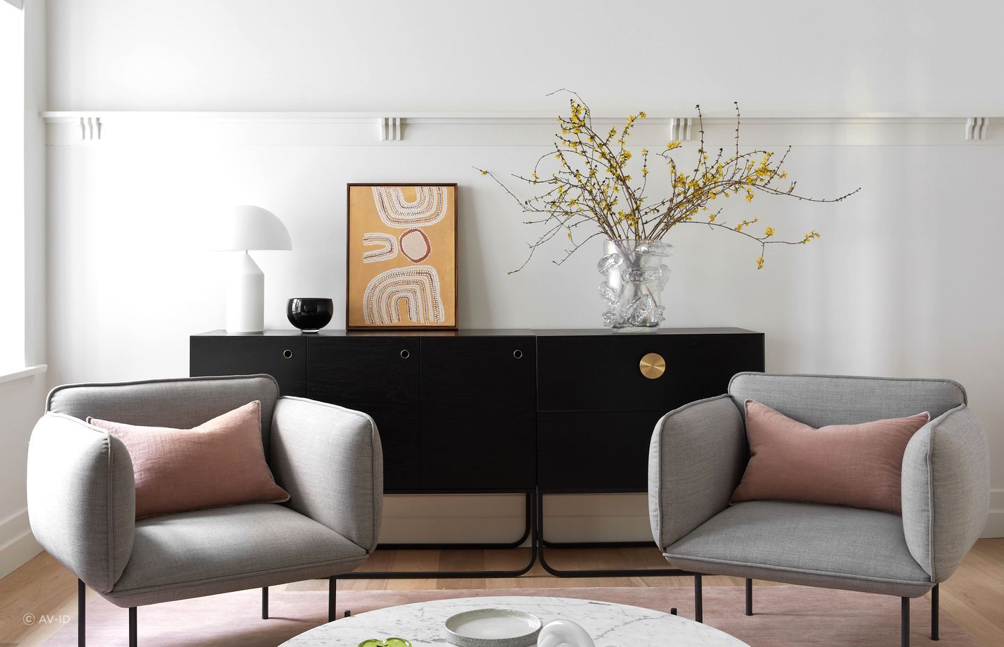 Art in the Newtown House renovation - Photography: Peter Marko