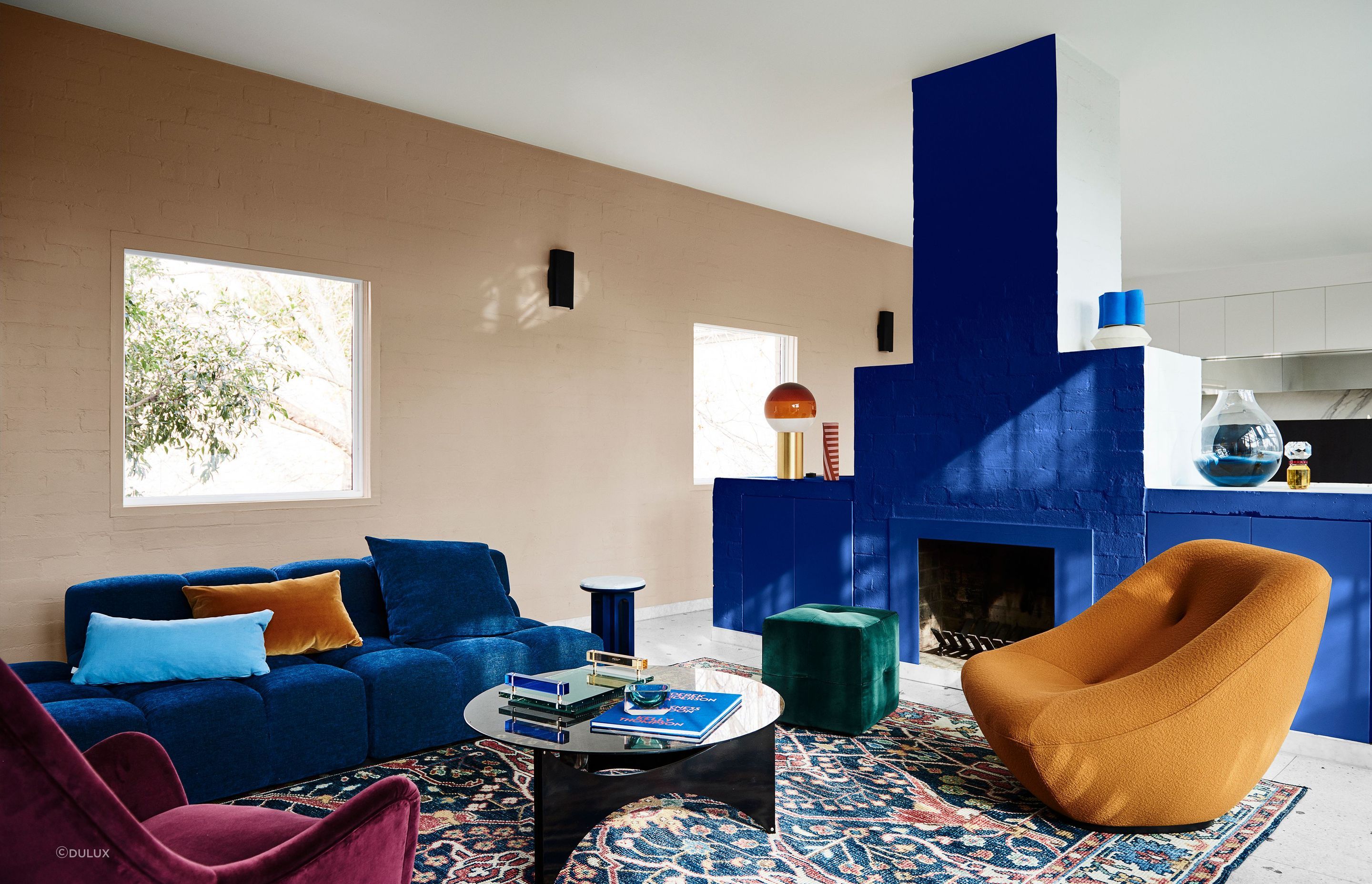 There are no unbreakable rules when it comes to colour: if you like a scheme, it's good.