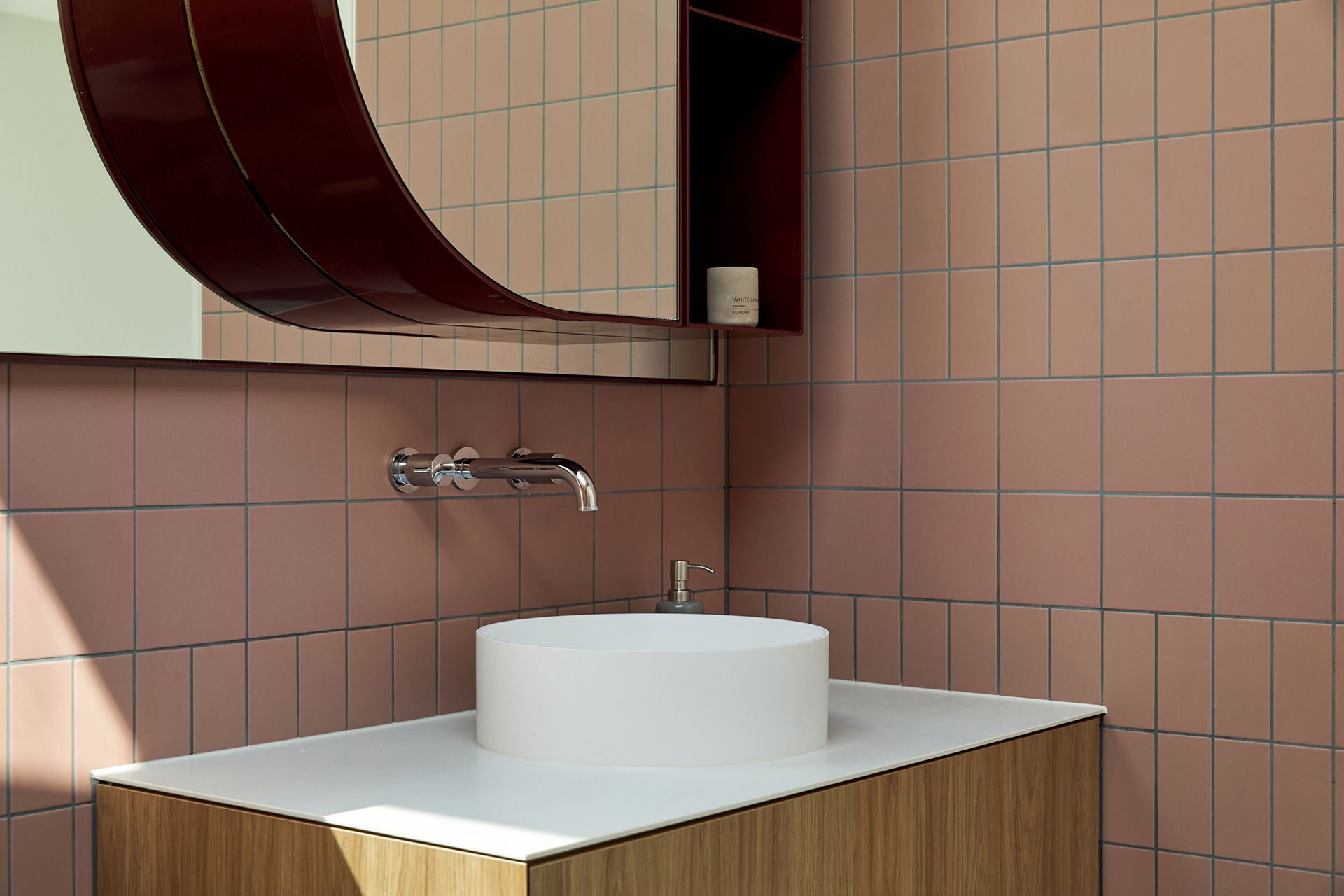 Sophisticated bathroom features at Malvern Residence