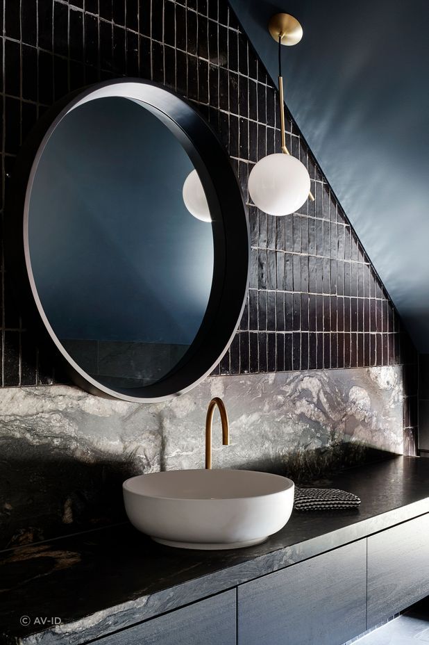 Exquisite tiles and finishes at the Flinders Residence | Photography by Shannon McGrath