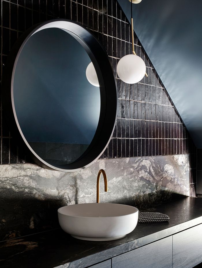 Exquisite tiles and finishes at the Flinders Residence | Photography by Shannon McGrath