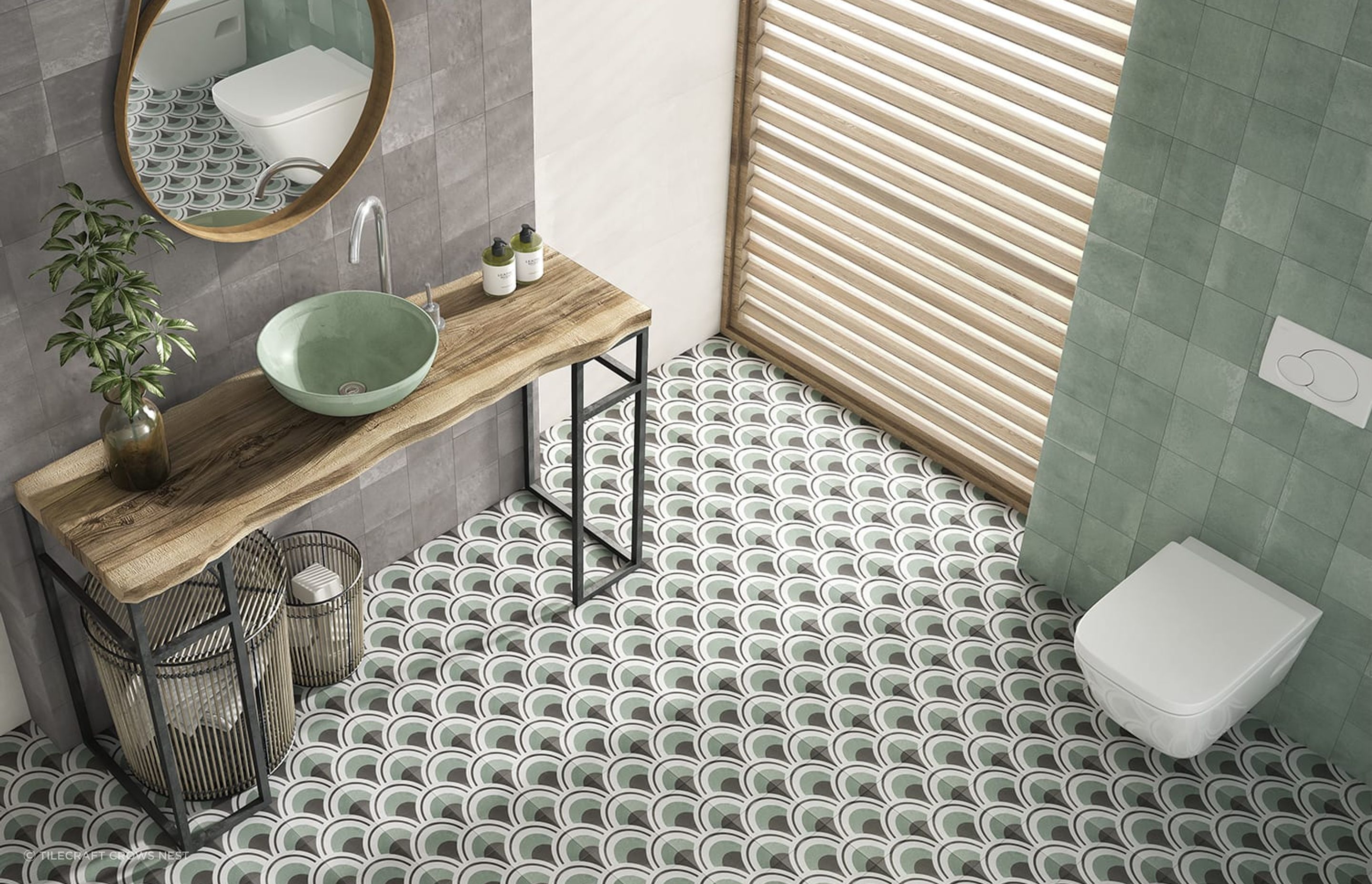 The exquisite Hamburg Series Tiles from Tilecraft Crows Nest