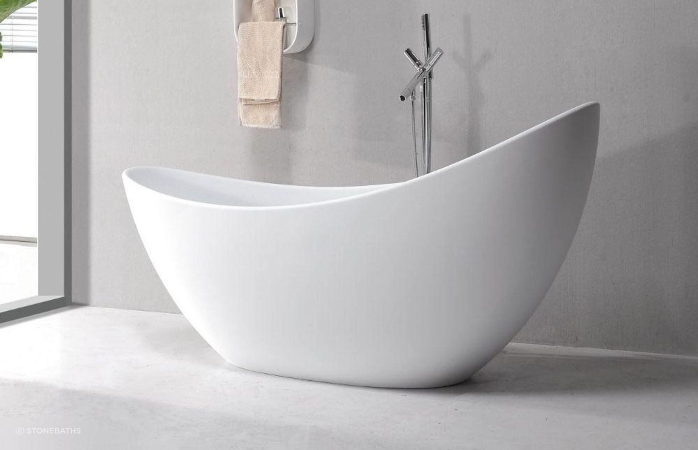 B072 Large Hugi Bath 1900MM from Stonebaths