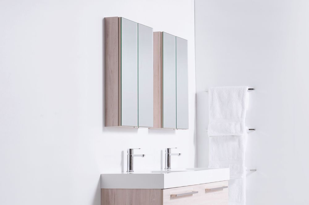 Bathroom Mirror Cabinets are a functional, multipurpose solution, practical for any bathroom size. Image Credit: Bath Co