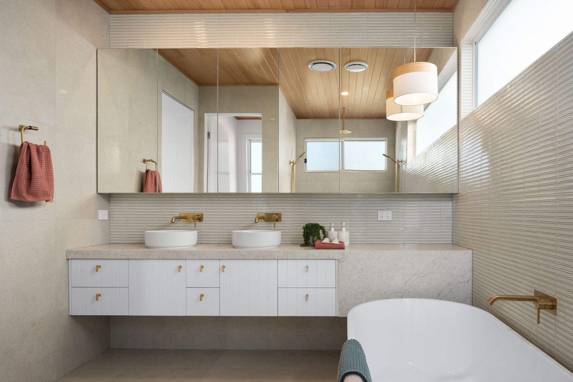 Earth Floor and Wall Tiles from Groove Tiles & Stone