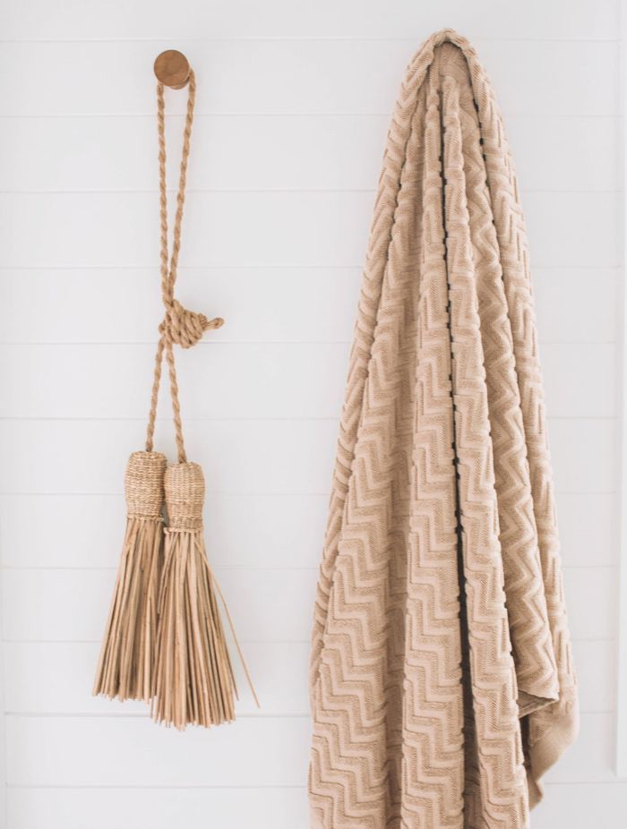 Bath sheet on an ABI Otto Robe Hook.