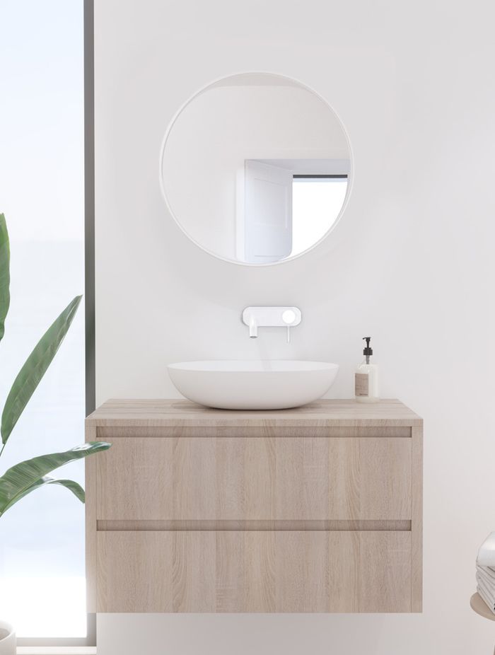 ABI Interiors - Lexi Handmade Bathroom Mirror