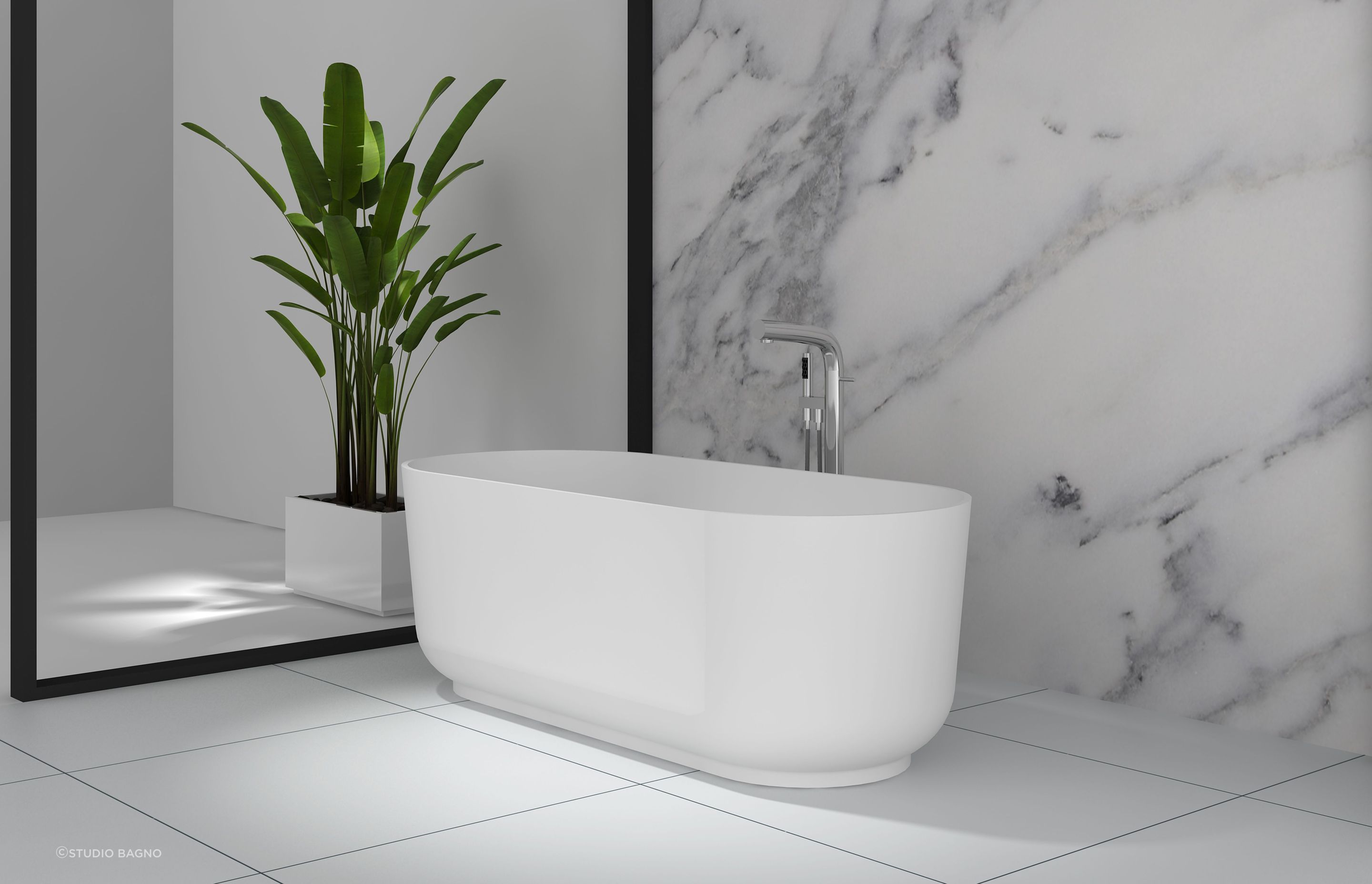 Lust Freestanding Bath from Studio Bagno